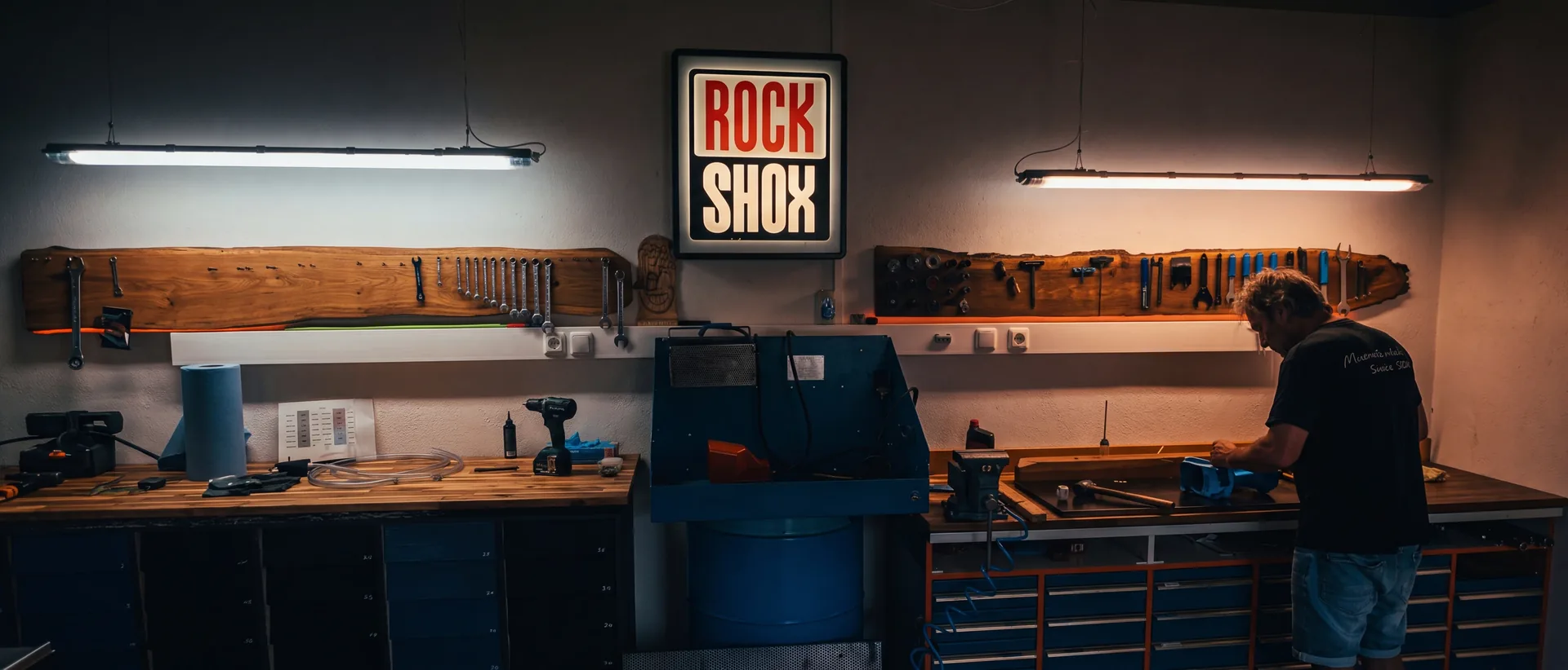 RockShox Gabelservice in der Active Bikes Werkstatt Hinterweidenthal